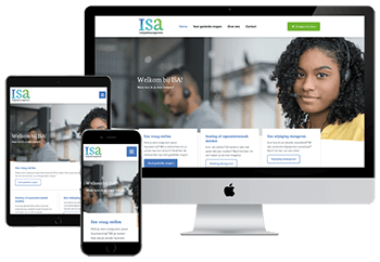 Website voorbeeld ISA vastgoedmanagement