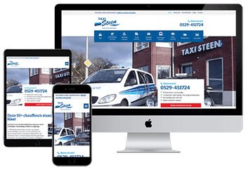 Website voorbeeld taxi-steen Ommen